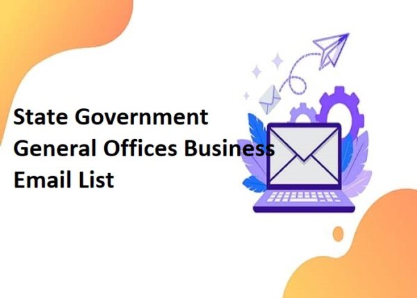 State Government-General Offices Customer service Email Data