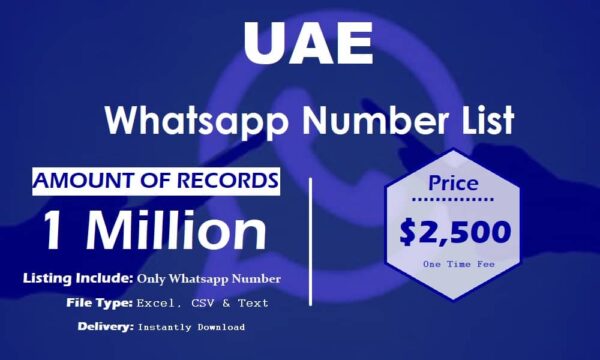 UAE Customer service WhatsApp Data 50K