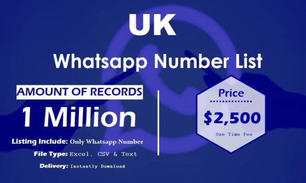 UK Customer service WhatsApp Data 5 Million