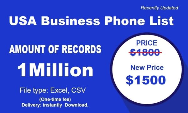 USA Business Customer service Phone Data