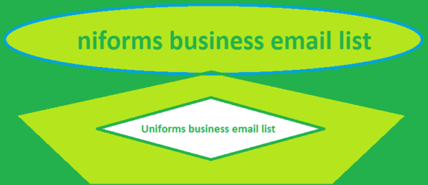 Uniforms Customer service Email Data