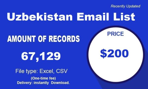 Uzbekistan Customer service Email Data