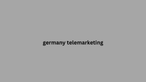 germany telemarketing